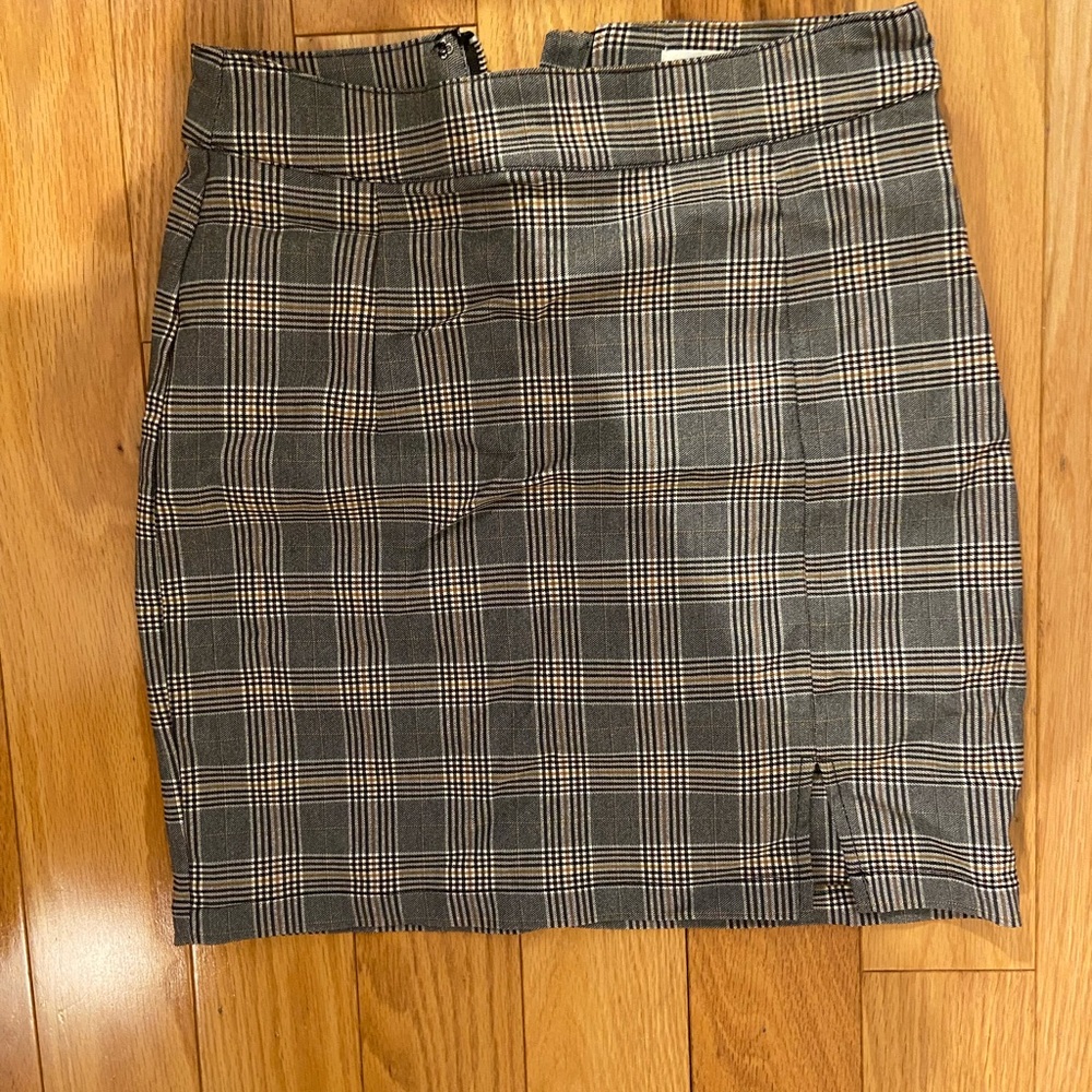 Plaid skirt